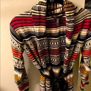 BCBG Max Azria belted sweater